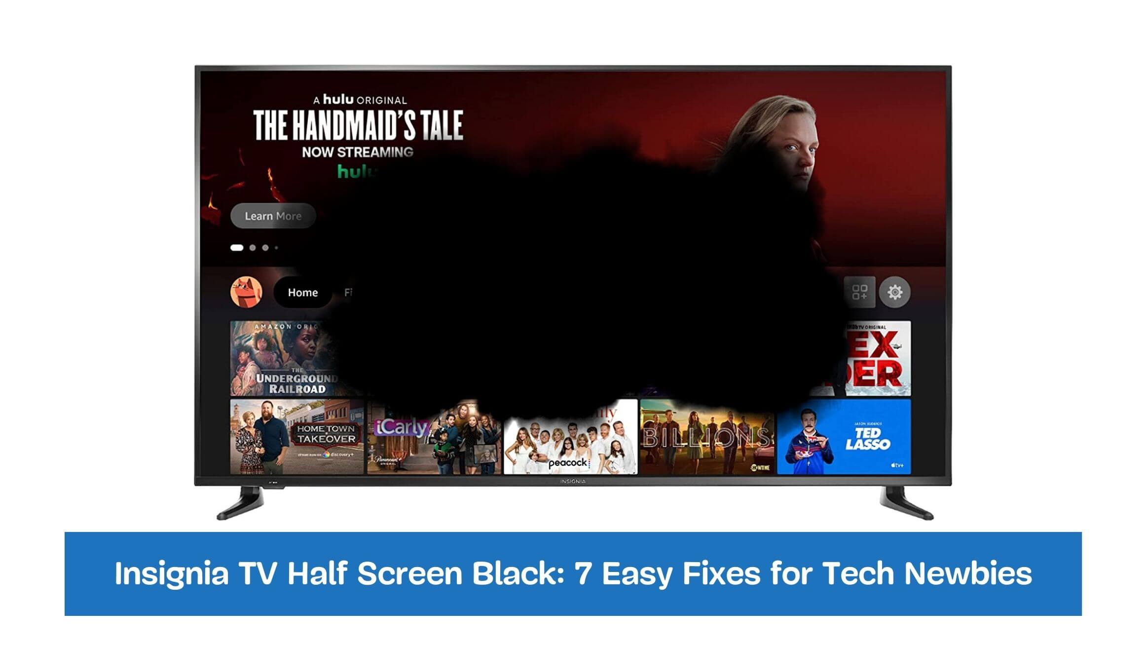 Insignia TV Half Screen Black: 7 Easy Fixes for Tech Newbies