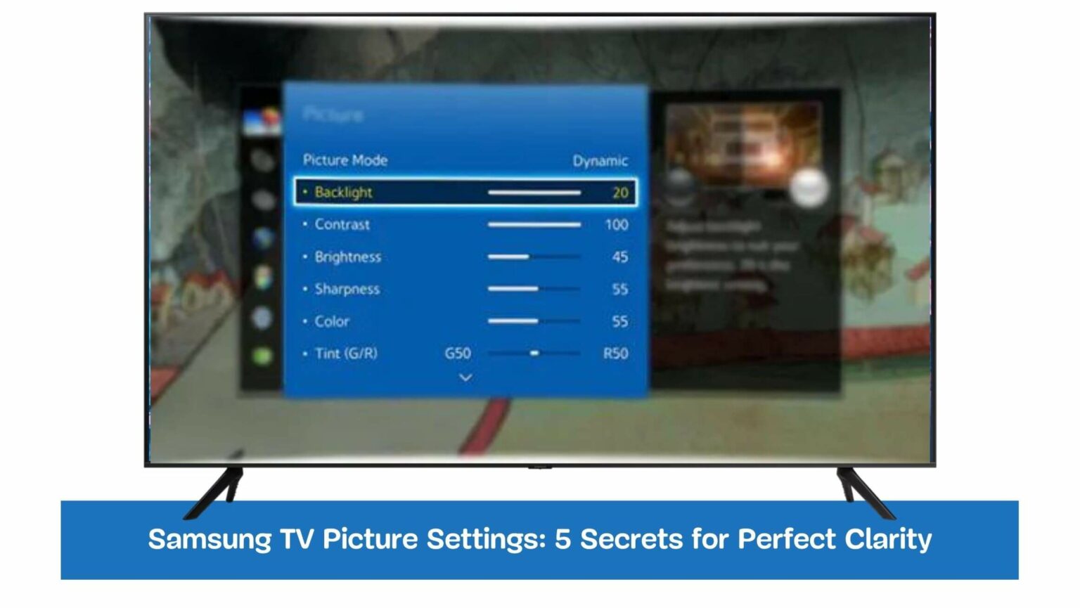 Таймер на телевизоре самсунг. Как настроить изображение на телевизоре самсунг 4к.